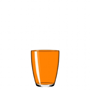 Box 6 Unidades - Copo de Água ITALESSE TIBURON Tumbler Laranja