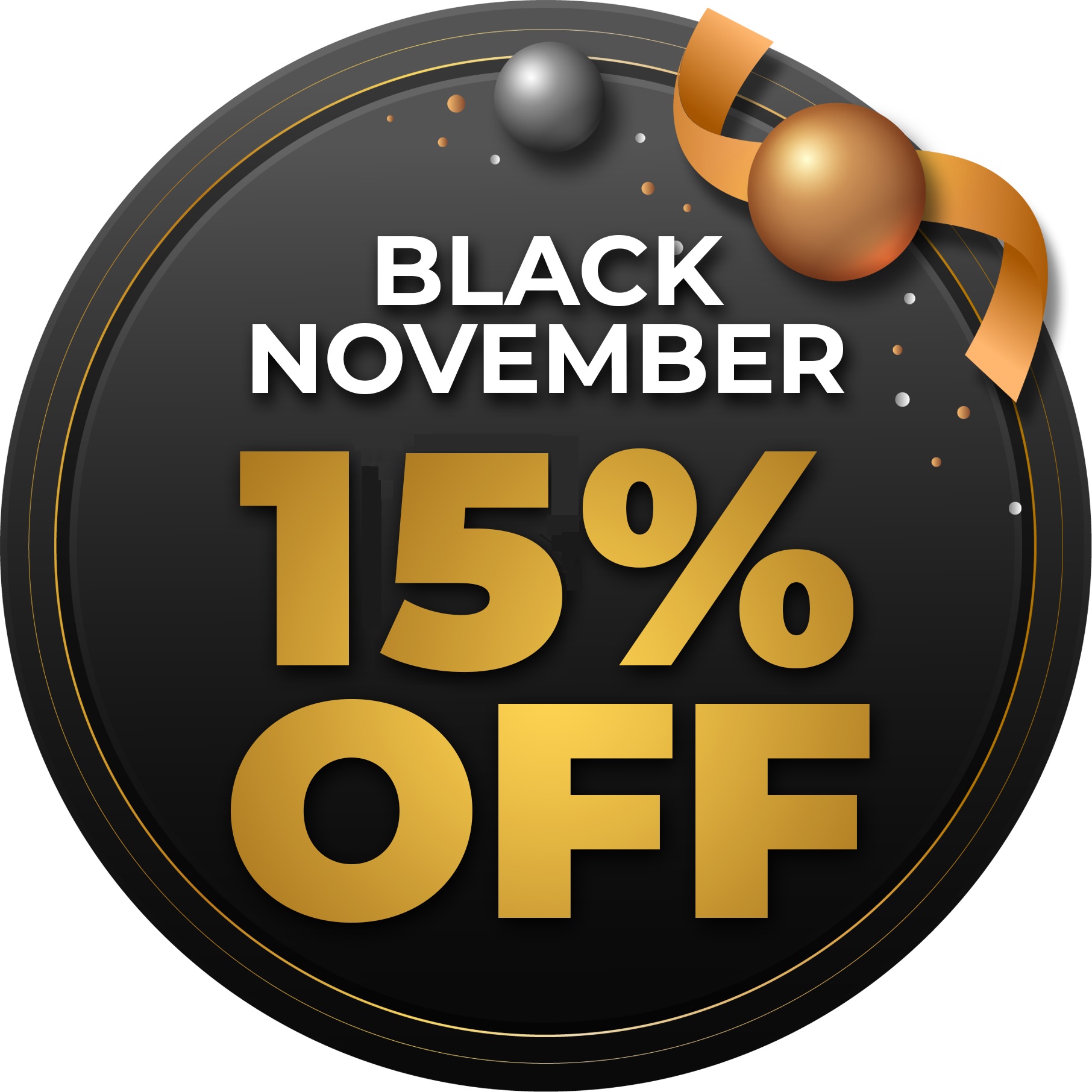 BLACK FRIDAY 2025 15%OFF